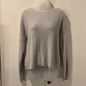 Hollister Wide Neck Fuzzy Sweater